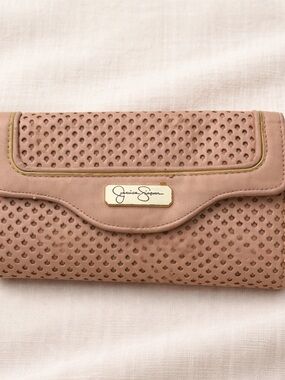 Jessica Simpson Tan/light Pink Wallet